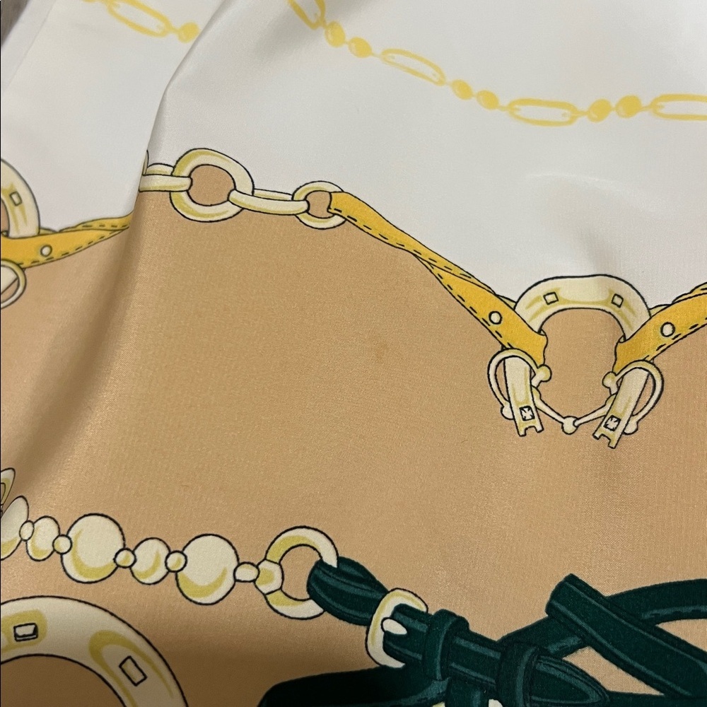 Janie and Jack Bridle Scarf Border Dress from Countryside Ride 2016 size 8 - Picture 9 of 12